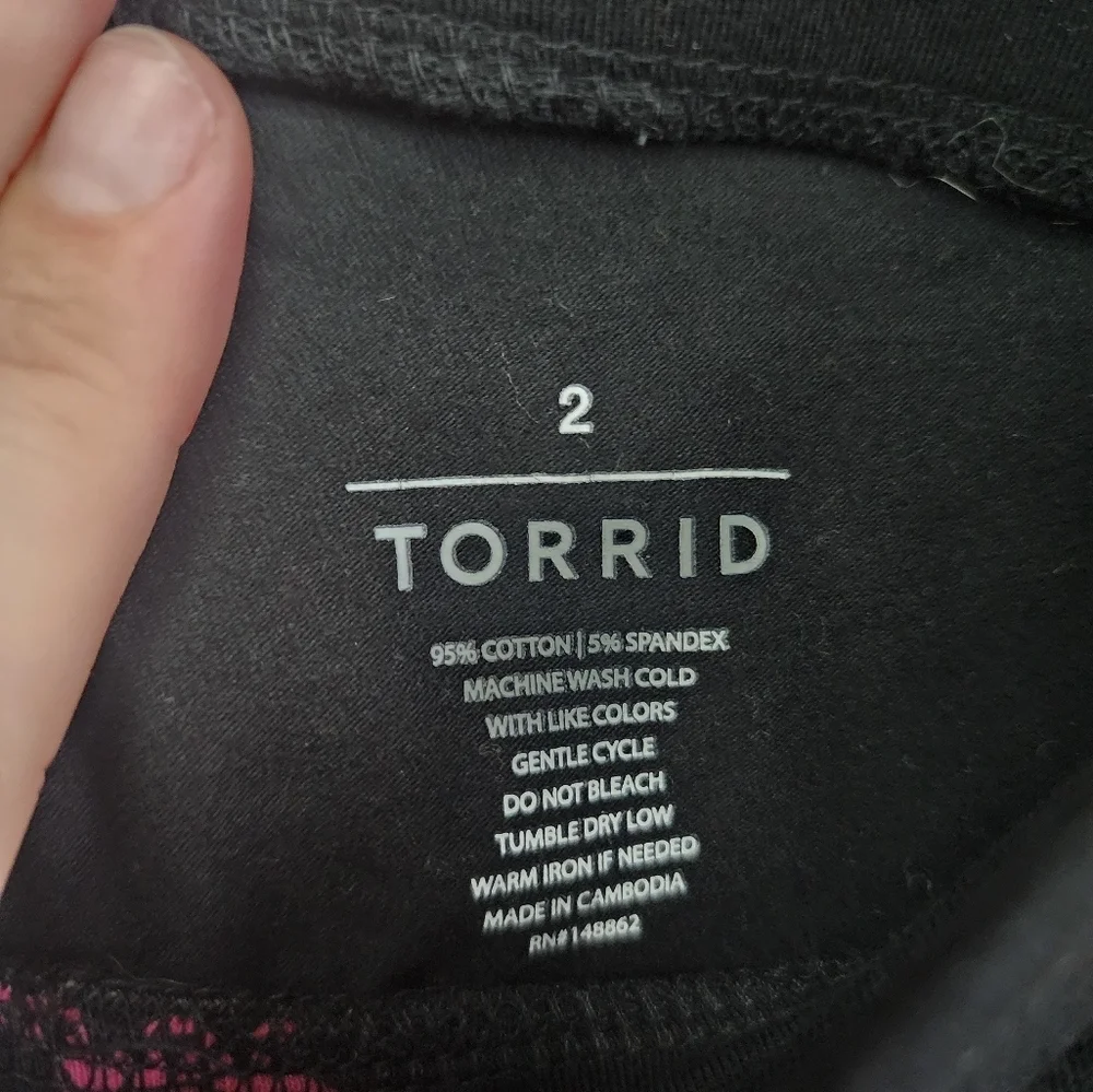 Torrid origami Crane leggings 2x